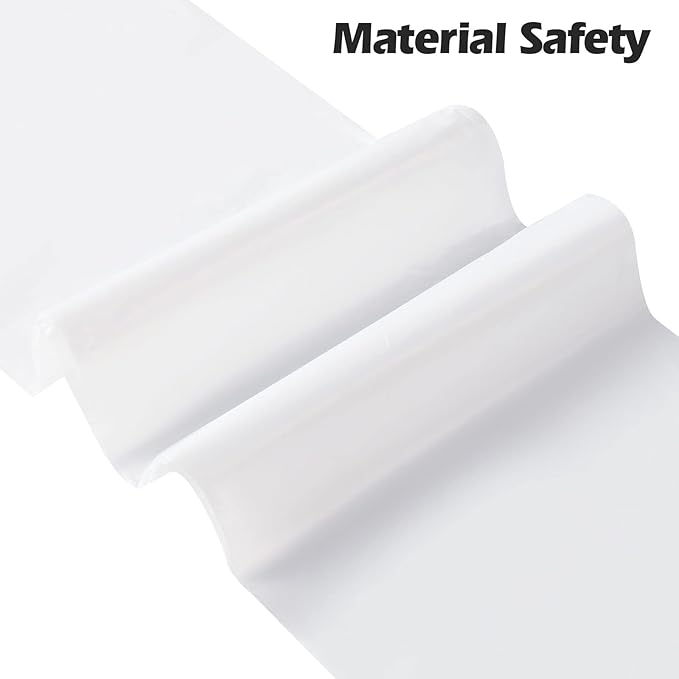 2-4 Gallon Portable Trash Bags,120 Counts Thicken portable Small Garbage Bags for Office, Kitchen,Bedroom Trash Can,Strong Trash Bags（White）