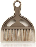 Small Mini Hand Broom and Dustpan - Mini and Hand Broom and Dustpan Set for Cat Litter, Kitchen, Tables, Countertops, Cars