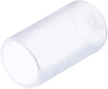uxcell 20pcs Rubber End Caps 10mm(3/8") ID Vinyl PVC Round Tube Bolt Cap Cover Screw Thread Protectors Clear
