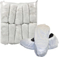 CleanPro® Disposable Polyethylene Shoe Covers (Pack of 300) (Extra Large, White)
