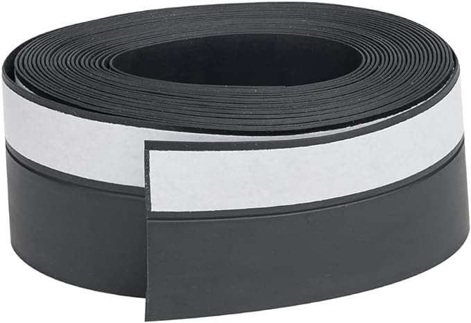 Black Weather Stripping for Window Doors Self Adhesive Weatherstrips 16 Feet Door Sweep – Wind, Dust, Draft & Insect Proof – Insulation - Rubber Door Strips to Seal Door