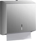Paper Towel Dispenser Wall Mount - Multifold Trifold Paper Towel Dispensers, Large Capacity Stainless Steel Tissue Holder, Suitable for Bathrooms and Public Places