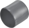 uxcell 20pcs Rubber End Caps 36mm ID Vinyl Round Tube Bolt Cap Cover Thread Protectors Dark Grey