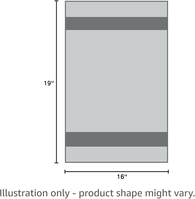 GOLD TEXTILES New Cotton Blend White Restaurant Bar Mops Kitchen Towels (120, Green Stripe)