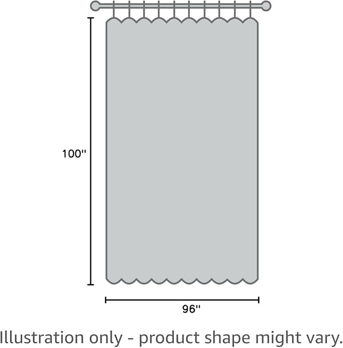 Joydeco Blackout Patio Sliding Door Curtains 96 Inches Long, Grommet Privacy Room Divider Curtains, Extra Wide Thermal Blackout Drapes for Bedroom Living Room (Light Beige, 100Wx96L, 1 Panel)