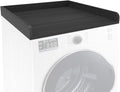 Washer Dryer Countertop Only,Edge Rails-27.5" Depth*27.5" Width Laundry Room Organization,High-Adhesion Non-Slip Protective Layer,with Edge Rails (Black)