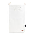 Deeablo New York - Sustainable Reusable Indoor Recycling Bin for Kitchen, Multipurpose Recycle Bin, Large Recycling Bins for Home, Washable Paper Bag for Recycling (White)