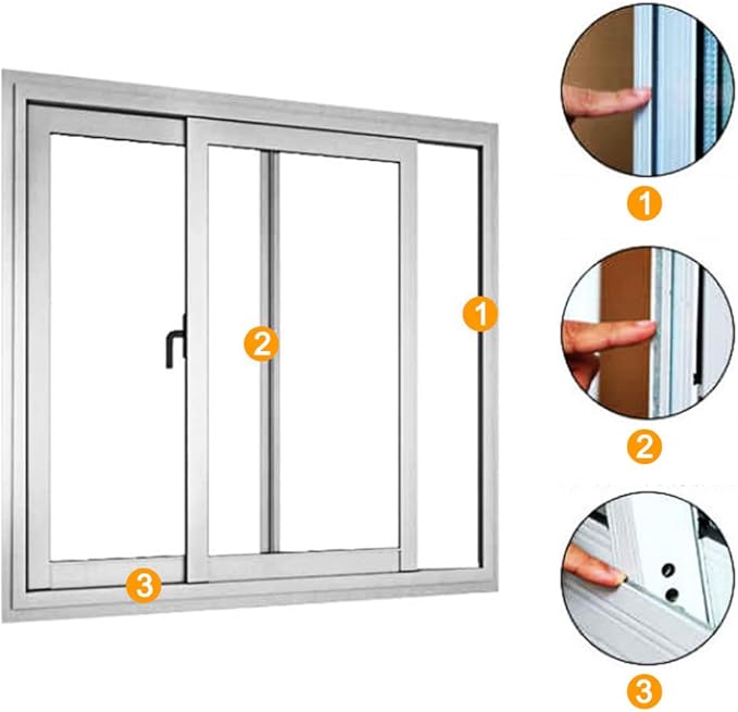 39.4FT Brush Weather Stripping, Neat Pile Self Adhesive Seal Strip for Windows and Door, Weatherstrip for Soundproofing, Windproof, Dustproof, Stronger Stickiness, 0.35'' Wide x 0.35'' Thick, White