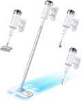Steam Mop with Detachable Handheld Steamer Suitable for Hardwood, Tile, Laminate and All Floors, Powerful Steam Cleaner with Multipurpose Attachments Perfect for Other Home Cleaning