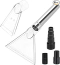 Shop Vac Extractor Attachments with 2-1/2" & 1-7/8" & 1-1/4" Three Adapters Auto Detailing Vacuum Head Extraction Wet Dry Vacuum Vac Extractor Attachment for Upholstery Carpet Car Detailing