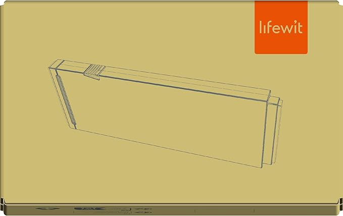 Lifewit 8 Pack Drawer Dividers 4" High,11-17" Adjustable Dresser Drawer Organizers for Clothes, Expandable Dresser Separators in Bedroom/Bathroom/Kitchen/Vanity/Office Organization and Storage, White