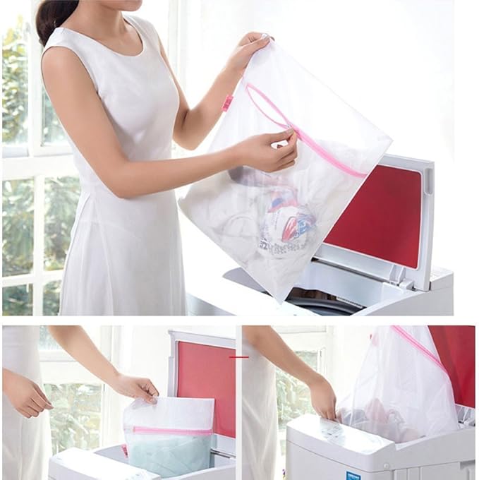 Washing Bags,Clothing Washing Bags,5 Medium for Laundry,Blouse, Hosiery, Stocking, Underwear, Bra and Lingerie, Travel Laundry Bag Pack of 5