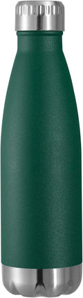 VEGOND 17oz Stainless Steel Water Bottles, Reusable Metal Sports Water Bottle Keeps Drink Hot and Cold, BPA Free Double Wall Vacuum Cola Shape Insulated Water Bottle for Camping Gym, 1 Pack