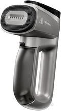 GKJ Steamer for Clothes, Handheld Vacuum Steamer 2300 Pa Suction, Portable Travel Steamers for Clothes, Steaming & Ironing 2 In 1, Auto-Grip, Removes Wrinkle