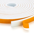 10 Feet Weather Stripping Door Seal, 3/4" Wide X 5/16" Thick Door Seal Strip High Density Foam Tape Adhesive Strip for Door Soundproofing,Window Insulation (3/4" x 5/16" x 10FT,White)