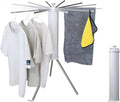 Clothes Drying Rack Tripod,Laundry Hanger Dryer Rack,Portable Foldable Drying Rack-Drying Rack Clothing Laundry Bedroom Household Aluminum-12rods