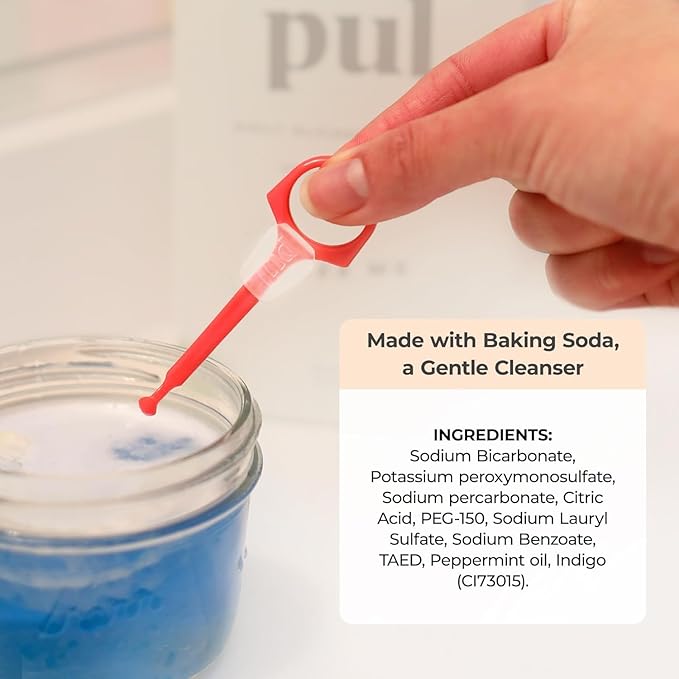 PUL Aligner Cleaner Tablets (Pack of 30) – For Cleaning Invisalign, All Clear Aligners & Retainers – Removes Odor, Stains, Plaque – Cleans Dentures, Night & Mouth Guards, All Dental Removables