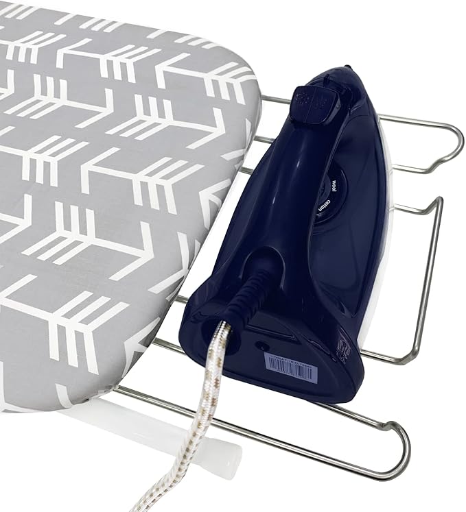 Tabletop Ironing Board with Folding Legs, Portable Small Ironing Board with Extra Thick Heavy Duty Cotton Padding Cover, Space Saving Mini Iron Board for Dorms, Laundry and Craft Room