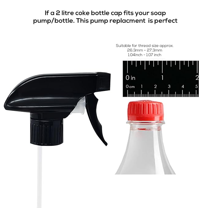 Trigger Sprayer (6-Pack Black (2))