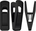 Hanger Clips Perfect for Velvet Hangers (Black, 20 PCS), Non-Slip Plastic Clips Pant Skirt Hanger Clips for Black Flocking Hangers