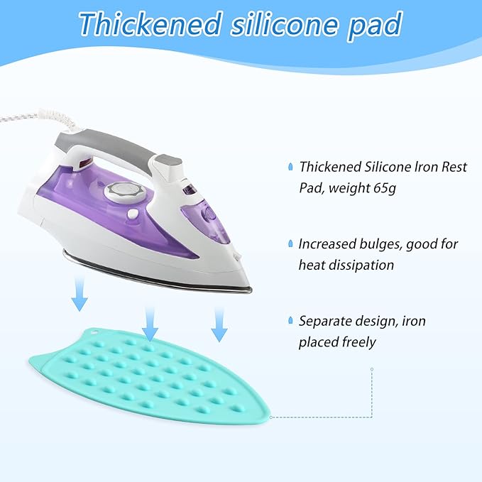 Ironing Mat Thickened Ironing Blanket Travel Portable Double-Side Using Ironing Pad Travel Isolate Heat Pad Cover for Washer Dryer Table Top Countertop (27.6x47.2in) Vangogh Starry Night