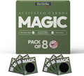 BioStrike Odor Magic - Activated Charcoal Odor Absorber Pads - Kitchen Odor Remover - Easy Peel & Stick Design - All Natural Filters for Trash Cans, Fridges & Small Spaces - Made in USA (8 Pack)