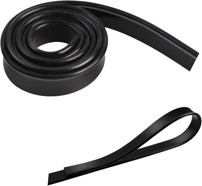Squeegee Replacement Rubber 41 Inch Squeegee Rubber Replacement Black Squeegee Rubber Silicone Squeegee Blade Squeegee Refill Blades Head for Windows Glass Cleaning Shower Doors