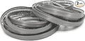 InstaTrim The Original Flexible Trim - 2-Pack of 10ft Grey 1/2" Wide Caulk Tape - Adhesive Trim with Many Uses Including Caulking for Bathtubs, Sinks, Counters, Tile, Floors - Made in USA