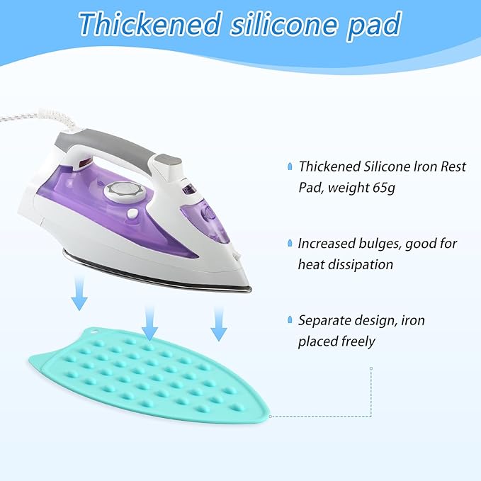 Red and Black Checkered Christmas Gnomes Ironing Mat for Table top Portable Ironing Pad Blanket for Washer Dryer Countertop Travel
