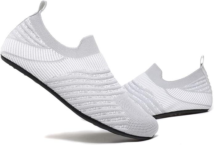 Adult Indoor House Slippers Socks Lightweight Non Slip Grip House Home Shoes for Women Men