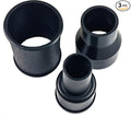 palart 3 Piece Vacuum Adapter Combo Kit Fits Wet Dry Vacuum Cleaners Connector Accessory, includes a 2-1/2 in. to 1-7/8 in. accessory adapter, a 1-7/8 in. to 1-1/4 in. and a hose-to-hose connector