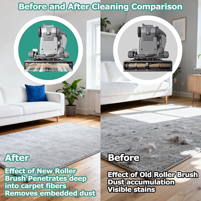 KEEPOW Vacuum Cleaner Brush Roll Compatible with Kirby G3/G4/G5/G6/Sentria, Ultimate G & Avalir Avalir 2– Vacuum Attachments Replacement Parts for Deep Carpet Cleaning