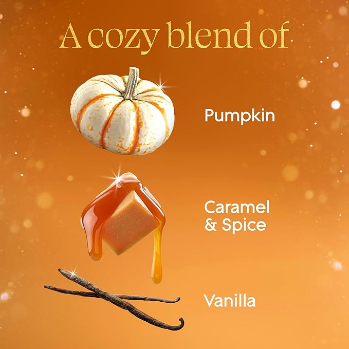 Glade PlugIns Refills Air Freshener, Pumpkin & Ginger, Scented and Essential Oils for Home and Bathroom, 0.67 Fl Oz, 10 Count