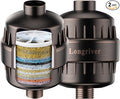 R7 Shower Filter High Put Shower Water Filter for Hard Water 99.99% Remove Chlorine, Shower Water Softener, Improve your skin and hair, Bathroom Fixture Hardware Parts, Oil Rubbed Bronze, 2 Pack