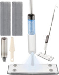 Spray Mop for Floor Cleaning Refillable Bottle with 2 Washable Reusable Microfiber Pads,Mop for Wooden, Bamboo,and Cement Floors Suitable for Both Household and Commercial Applications
