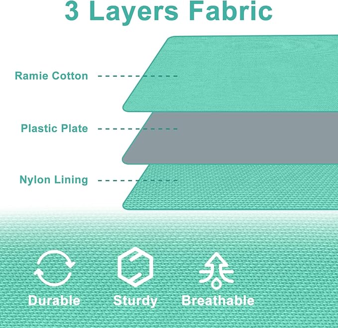 punemi 2-Pack Under Bed Storage Containers, 6.7 Inches Tall Underbed Clothes Storage Organizer Bin with Sturdy Sidewalls/Bottom, Underbed Storage Bins 2 Storage Thin Bins with Handles, Teal Blue