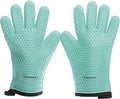 KITCHEN PERFECTION Silicone Smoker Oven Gloves -Extreme Heat Resistant BBQ Gloves -Handle Hot Food Right on Your Smoker Grill Fryer Pit|Waterproof Oven Mitts Grill Gloves |Superior Value Set+3 Bonuses