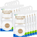 ZSZMFH 10 Pack Moisture Absorber Hanging Bags, Fragrance Free Humidity Packs, 15 OZ Dehumidifier Bags Effectively Trap Extra Moisture,Hanging Closet Dehumidifier Bags-425g/pack