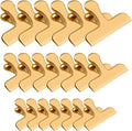 20 Pack 3 Inch Wide Stainless Steel Chip Clips Food Bag Clips Heavy Duty Bag Clamp, Chip Clip Metal Hinge Clip File Clamps