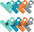 TACGEA Chip Clips, Magnetic Bag Clips with Air Tight Seal for Food Storage, 8 Pieces, Multicolor