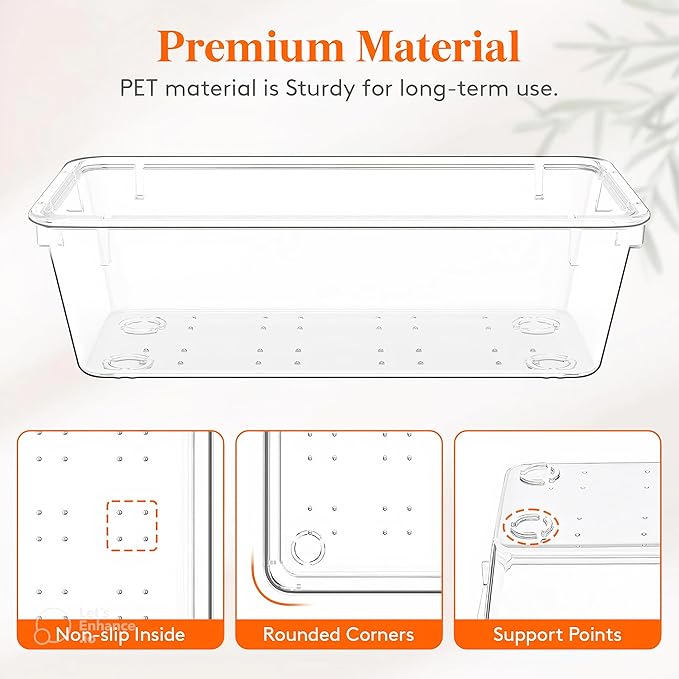 15-Pack Clear Drawer Organizer Set – Multi-Size Acrylic Storage Bins for Kitchen, Makeup, Office & Bathroom – Stackable Plastic Trays for Home, Desk & Vanity Organization