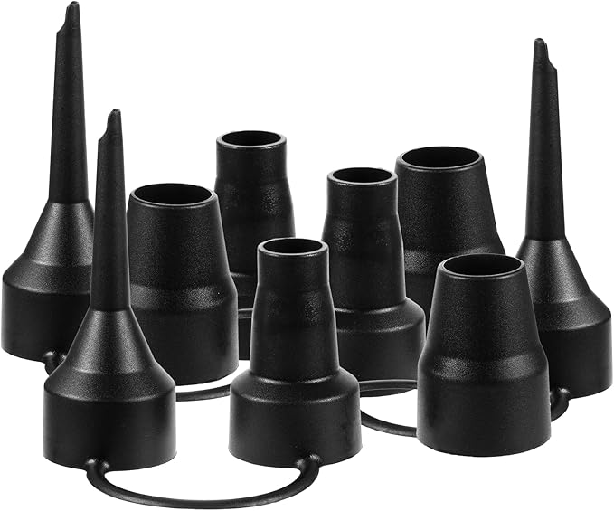 3 Pack Air Pump Nozzles 3 Size Inflatable Pumps Nozzle Head Plastic Pump Nozzles Replacement Nozzle for Partial Air Bed, Mattress Accessories