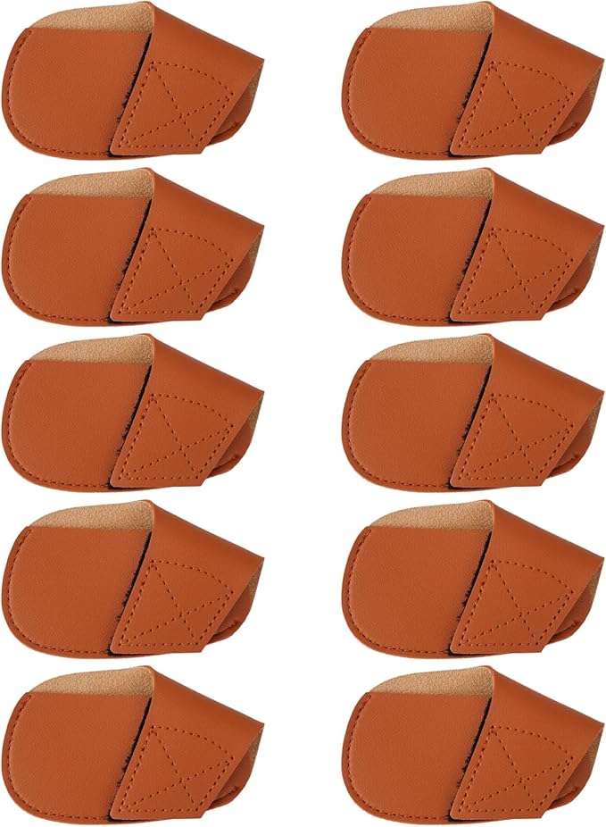 Andux 10Pack PU Golf Irons Club Head Covers Pouch Holder MT/PU03