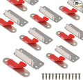 Mousike Double Magnetic Door Catch，60lb Stainless Steel Cabinet Door Magnets with Strong Magnetic for Kitchen Cupboard Wardrobe Closet Cabinet Door Drawer Latch (20Pack)