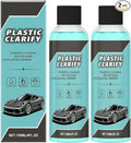 Plastic Restorer for Cars,Car Plastic Restorer Black,Restore The Luster of Plastics and Rubber,120ml (2pcs)