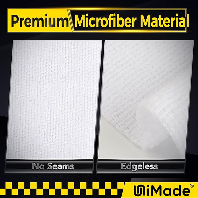 Microfiber Cleaning Cloth, 24 Pack Soft Towel for Cars Bulk Shop Towels Absorbent Car Wash Rags for Automotive Bar Mechanic Restaurant Garage Housekeeping, 11.5"x 11.5", White
