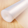 Glotoch Shelf and Drawer Liner for Kitchen Cabinet,12in x 30FT Non-Adhesive Cabinet Liners for Shelves Non Slip Waterproof Contact Paper for Cabinets Pantry Fridge EVA Wire Shelf Liner,Clear