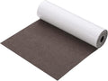 PATIKIL 70x6.2 Inch Linen Repair Tape, Repair Fabric Patch Self Adhesive Couch Patch Line Repair Patch for Furniture Sofa Car Seats Office Chairs, Dark Brown
