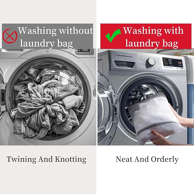 Laundry Bags Mesh Wash Bags Pack of 7 Delicates Bag for Washing Machine for Bra Lingerie Underwear Baby Clothes Socks