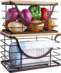 Extra Large Trash Bag Holder Under Sink Stackable Kitchen Storage 2 Pack, Pantry Organizers and Storage, Wall Mounted Garbage Bag Dispenser Roll Holder for Laundry Room and Kitchen